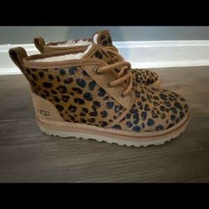 Ugg cheetah loafers
